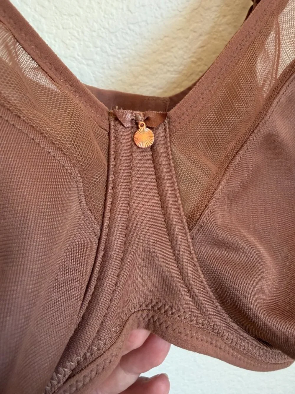 Elomi Smooth Underwire Molded Bra 34I Brown Nude Full Coverage